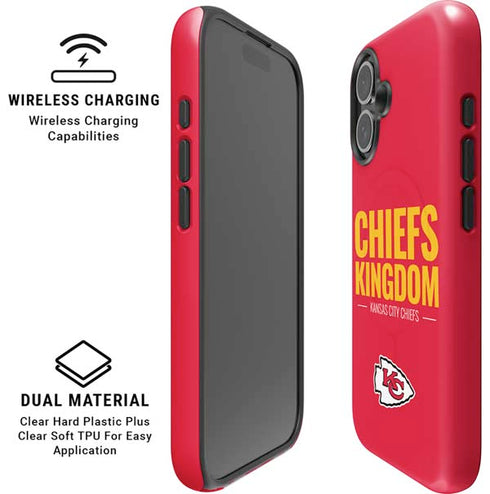 NFL Kansas City Chiefs Team Motto iPhone 16 Plus Magsafe Impact Case
